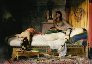 De dood van Cleopatra, 1874